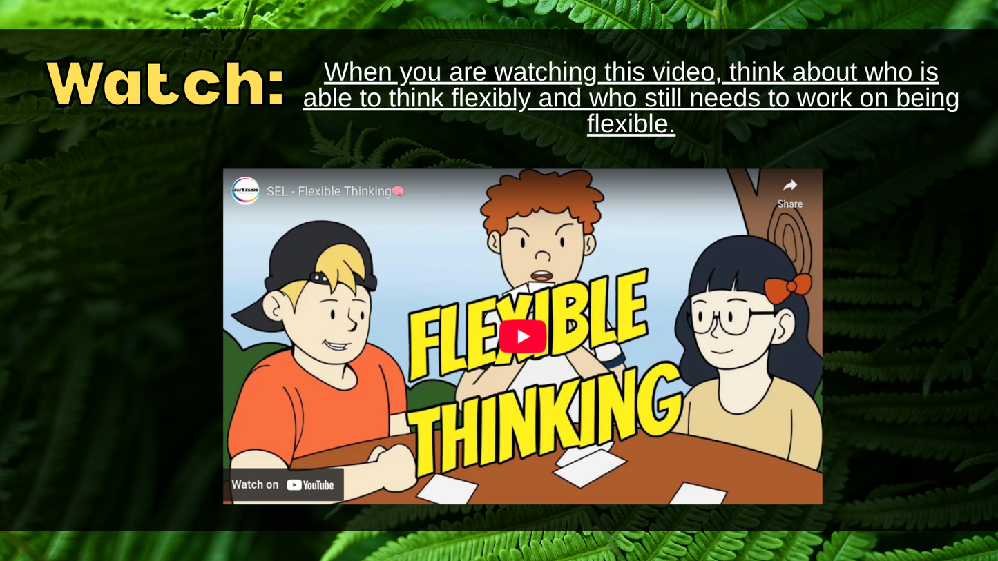 Flexible thinking PowerPoint