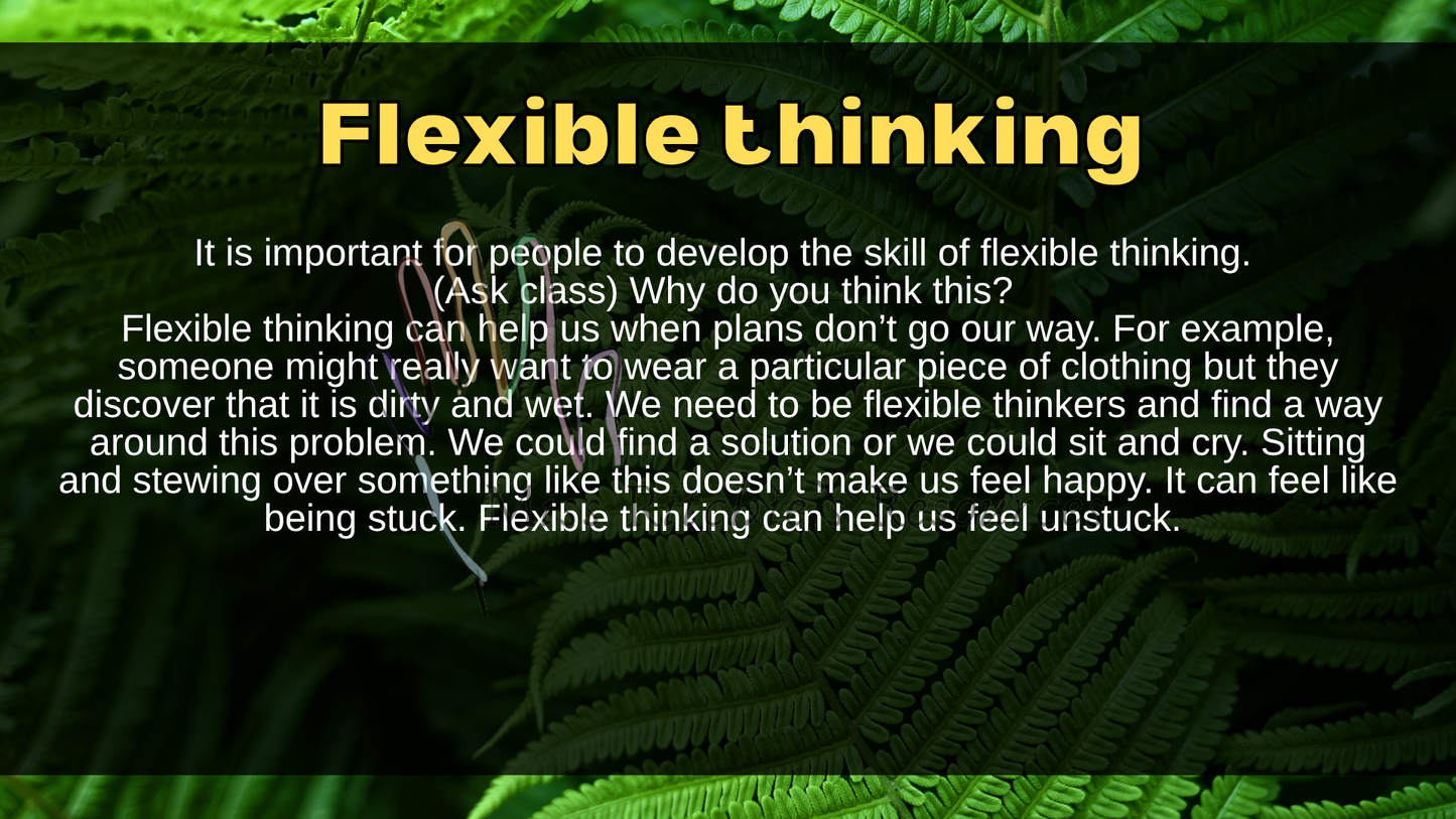 Flexible thinking PowerPoint