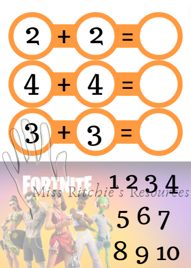 Fortnite addition basic facts