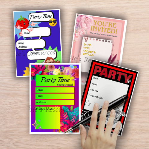 Party invitations
