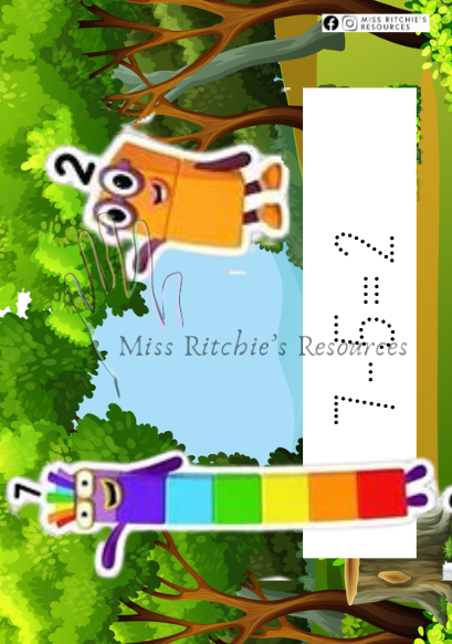 Numberblocks subtraction mats