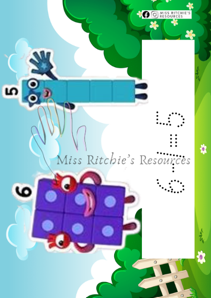 Numberblocks subtraction mats