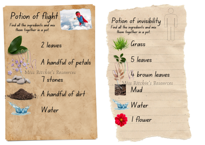 Potion making template