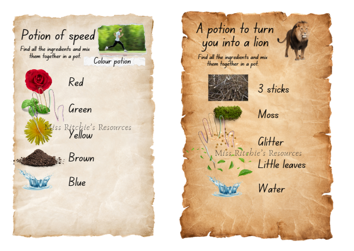 Potion making template
