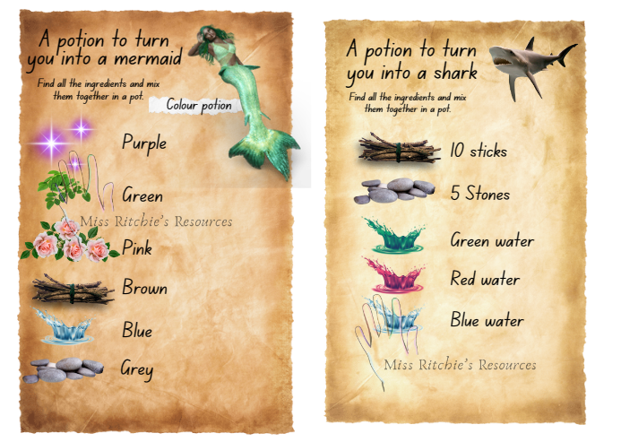 Potion making template