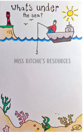 What's under the sea? This creative teaching resource will generate excitement and curiosity from any child that gets hooked on this game. Thoughtfully and lovingly handcrafted.
