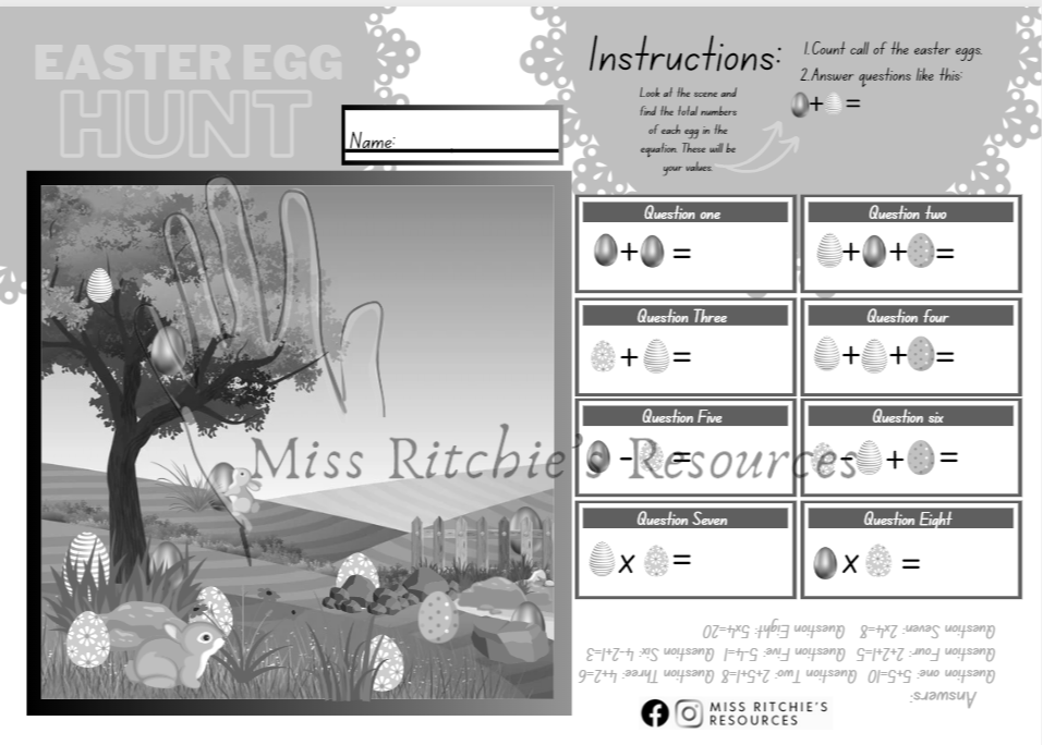 Easter egg hunt