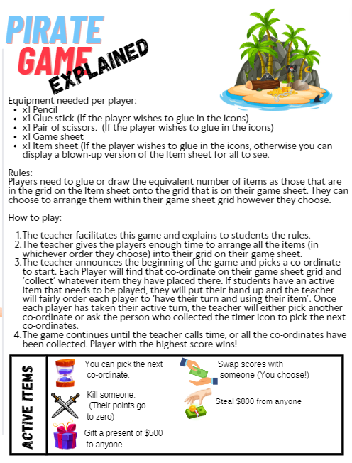 Pirate game