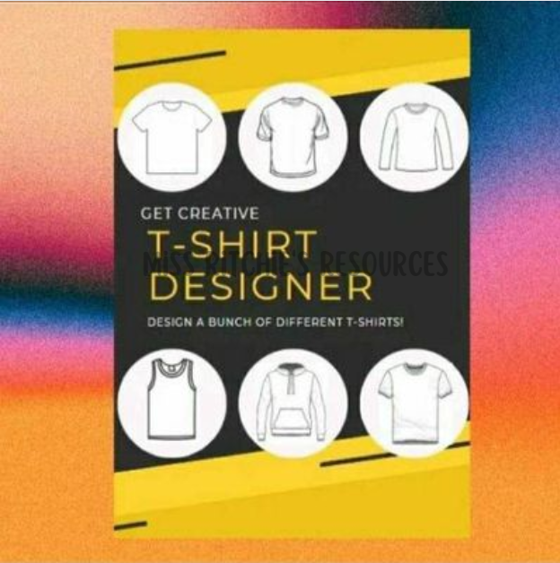 T-shirt designing activity. This game is designed to inspire creativity and develop brainstorming abilities. Suitable for all ages.