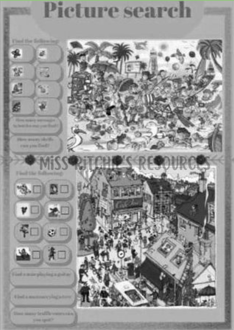 Picture search. Try spot each item.