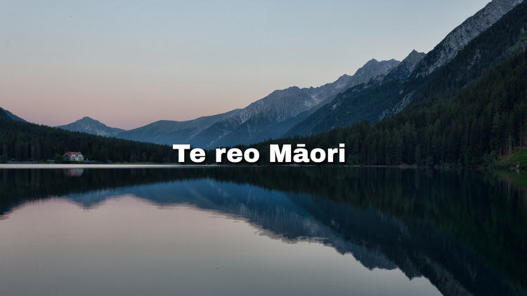 Te reo Māori