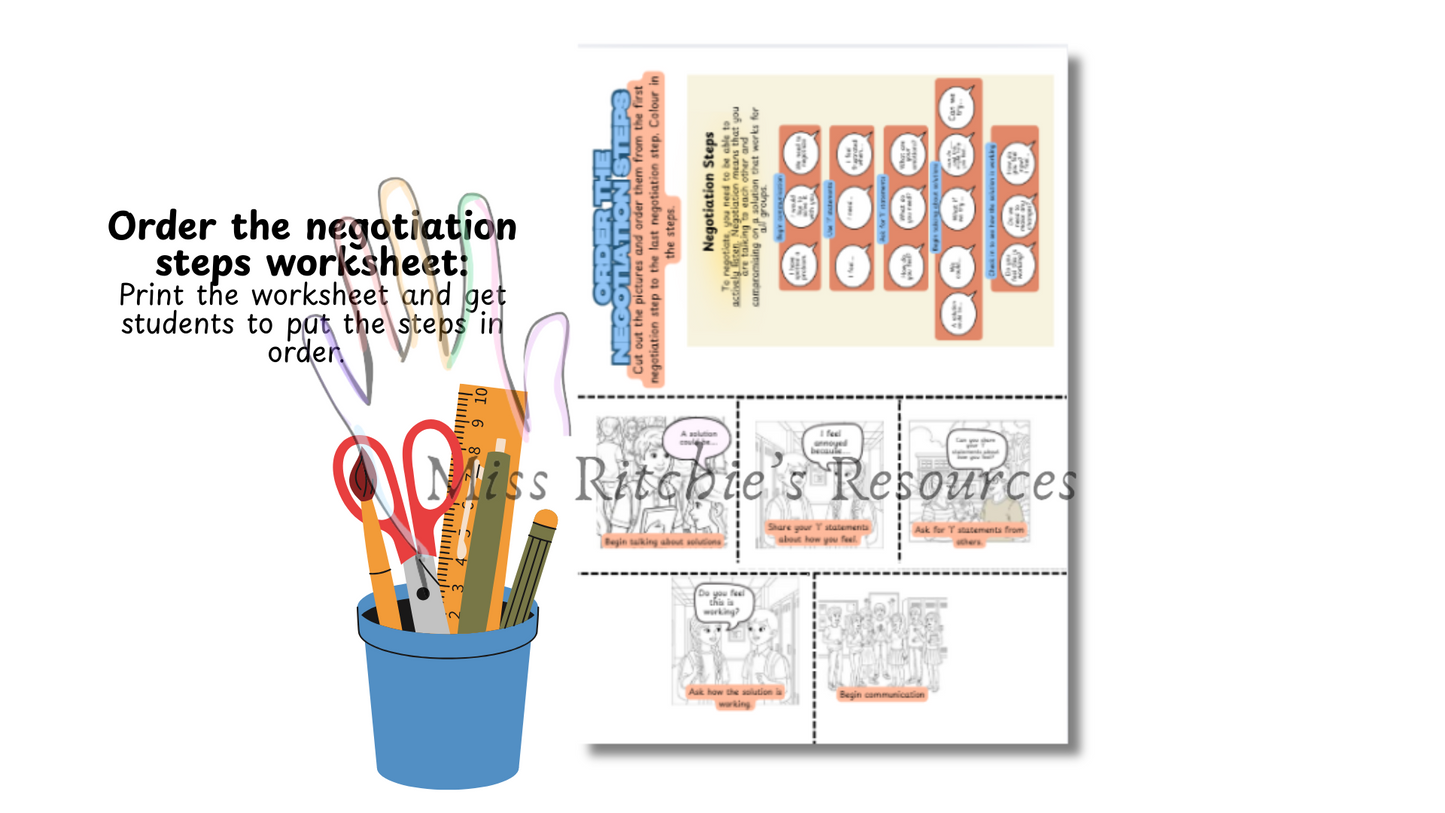 Negotiation steps Powerpoint
