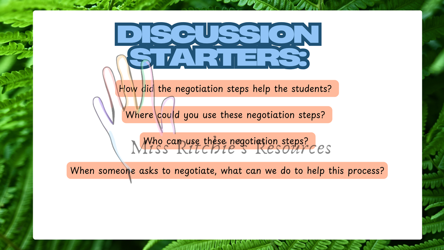 Negotiation steps Powerpoint
