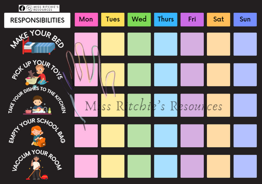 My Responsibilities (Chore chart)