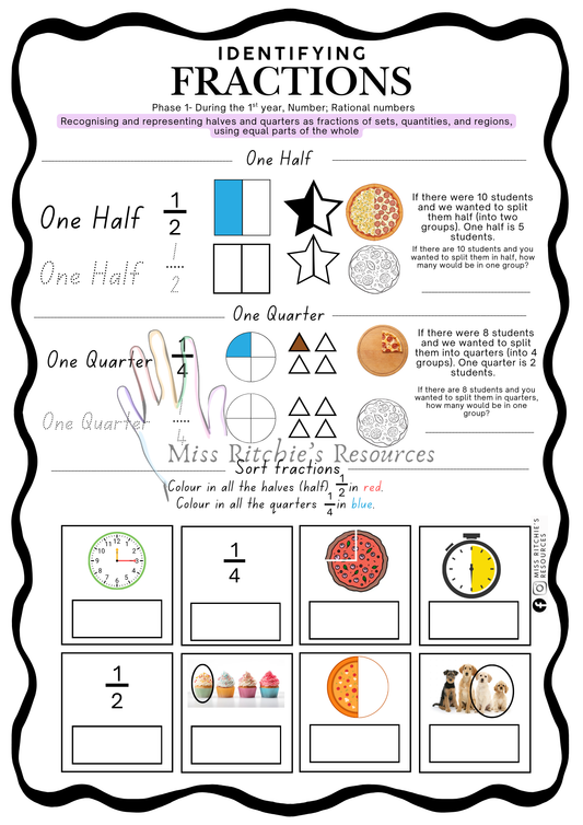 Identifying fractions