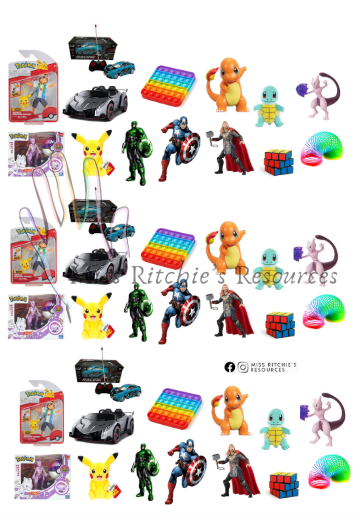 Laminated picture reward system