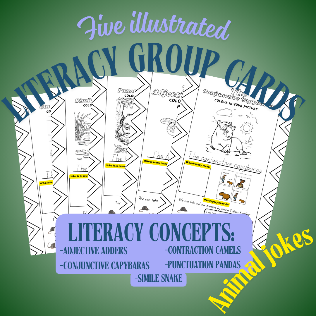 Literacy group cards