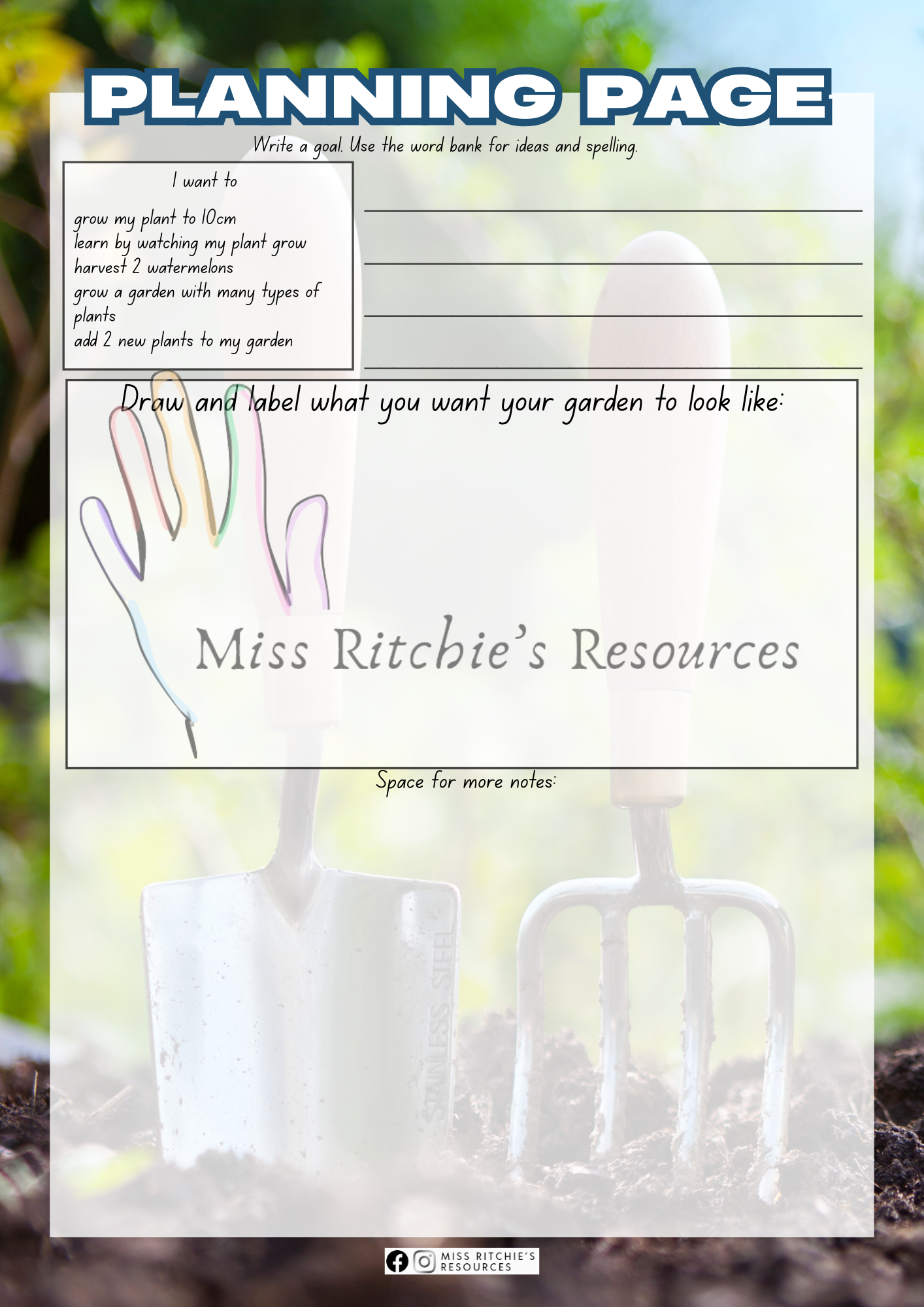 My gardening Logbook