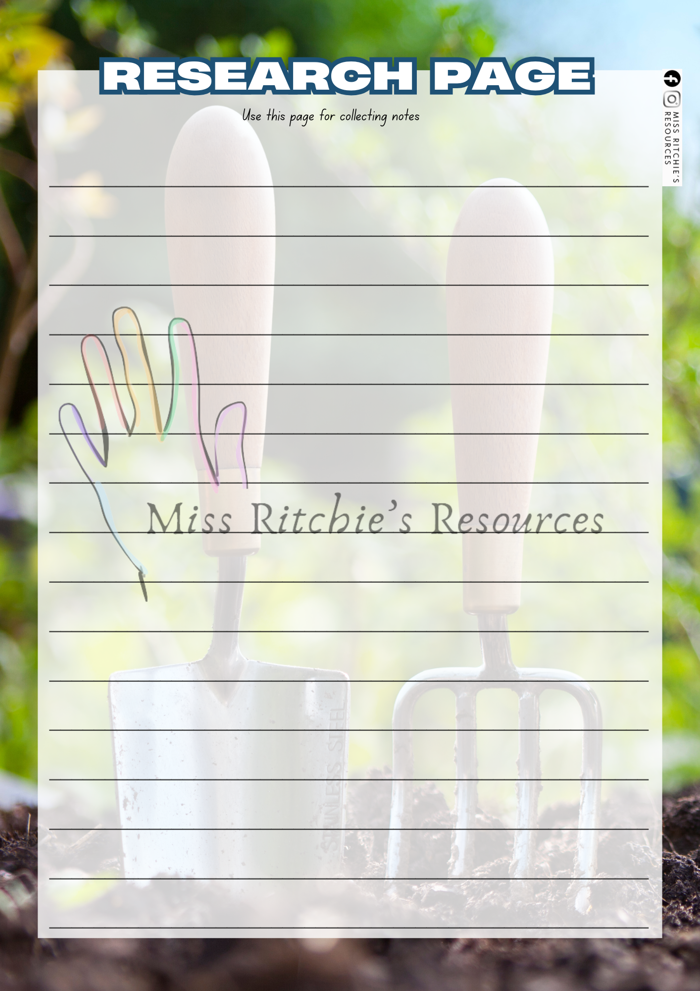 My gardening Logbook