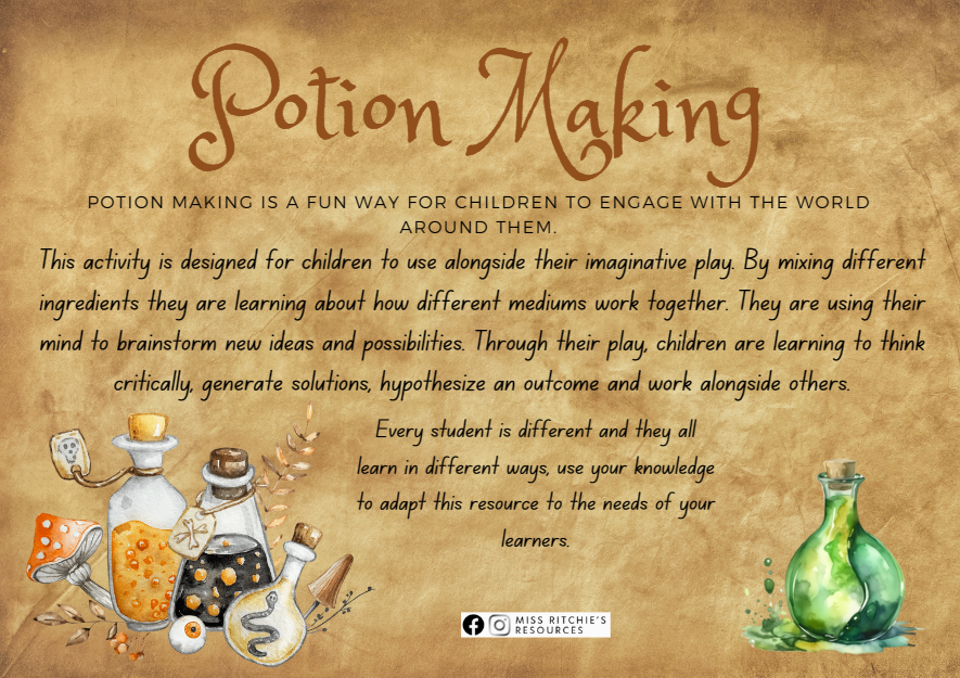 Potion making template