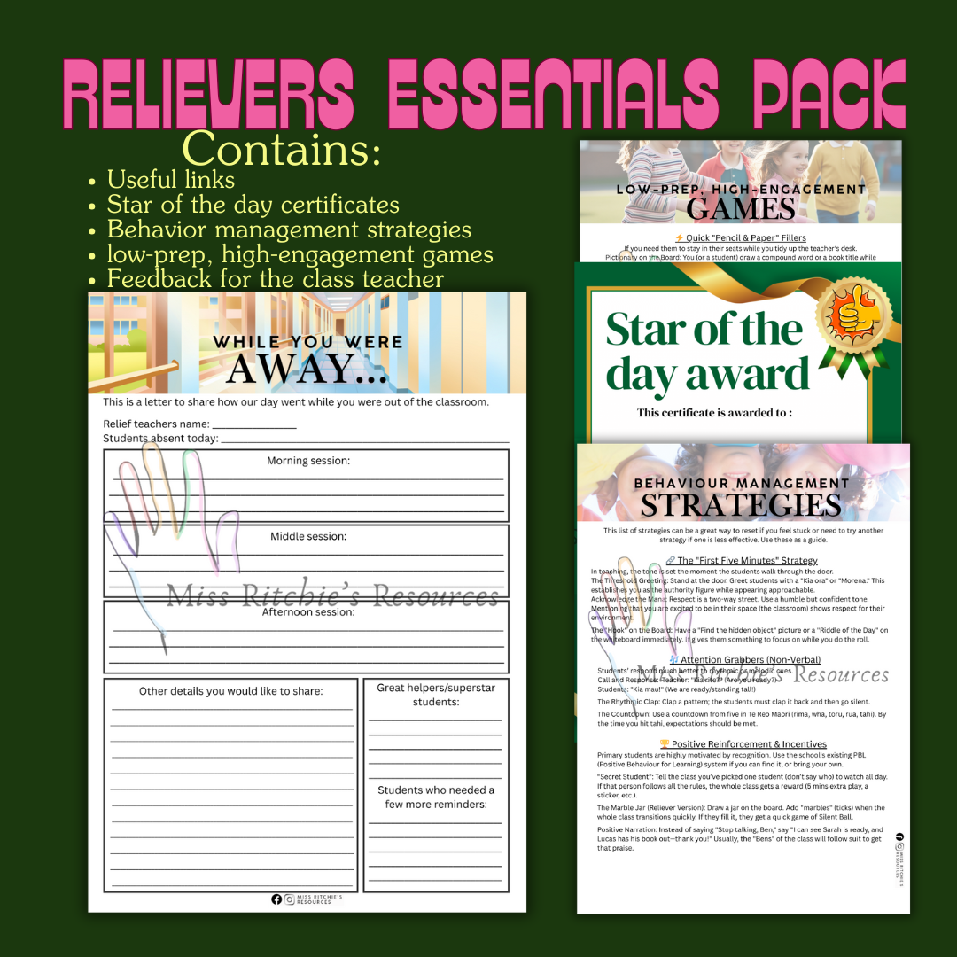 Relievers essentials pack