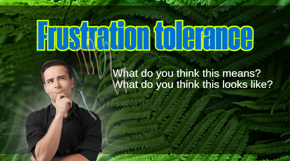 PB4L- Building a stronger frustration tolerance