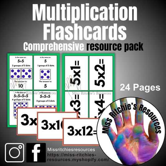 1. Multiplication flashcards