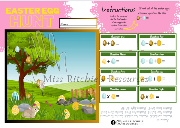 Easter egg hunt – Miss Ritchies Resources