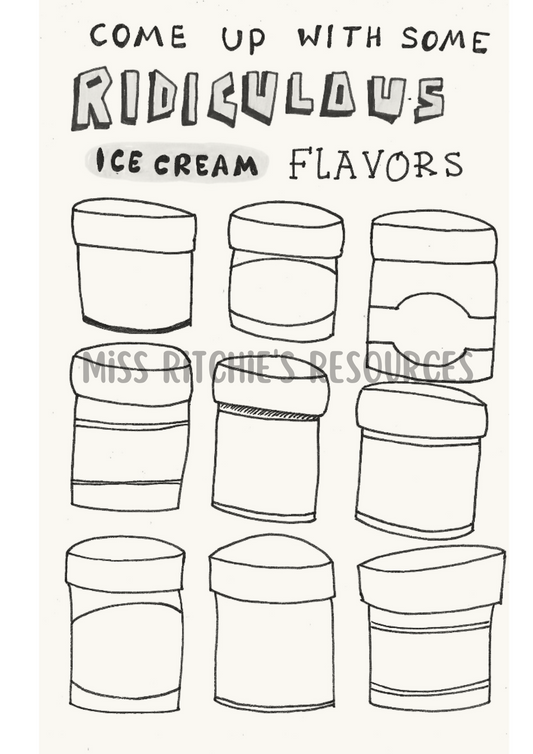 Ice-cream designer. Open-ended, creative and inspiring. This activity supports the development of a strong sense of self efficacy. 