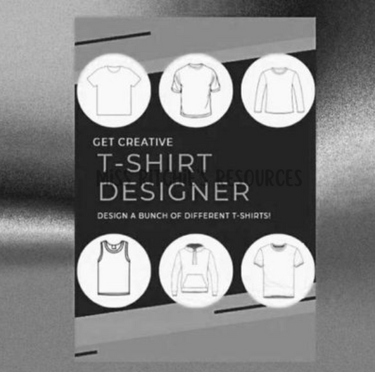 T-shirt designing activity. This game is designed to inspire creativity and develop brainstorming abilities. Suitable for all ages. 