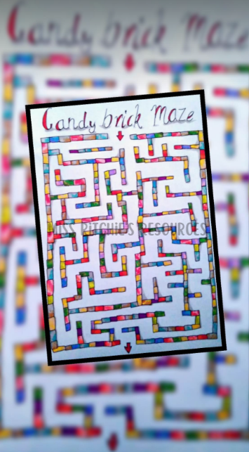 Candy brick maze